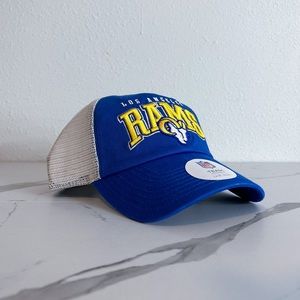 Los Angeles Rams Bridge Snapback Hat - Royal/White